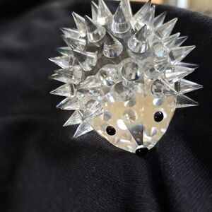 Swarovski Large Vintage Crystal Hedgehog 1976 Excellent
